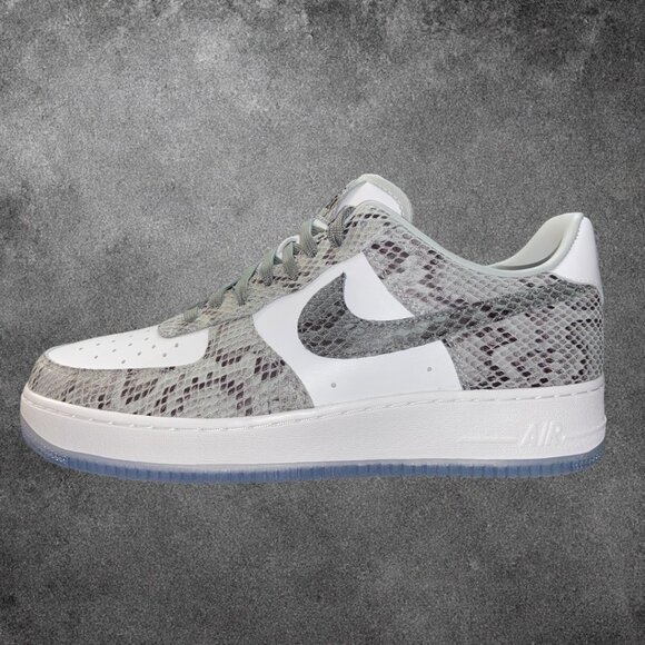 Nike Air Force 1 Low NBY \'Nike By You\' White/Grey/Black Mens Size 12.5 NEW main image 10